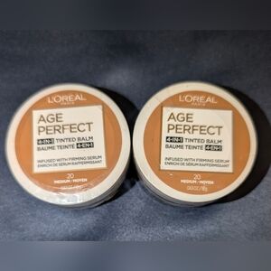 L'Oreal Paris Age Perfect 4-1 Tinted Balm - Shade 20 Medium Set Of 2 Sealed